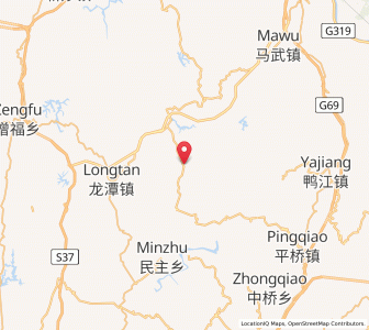Map of Tongle, Chongqing