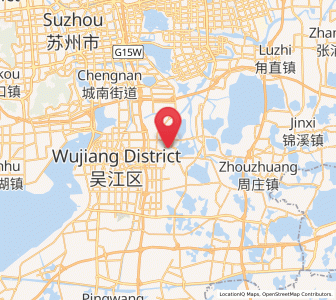 Map of Tongli, Jiangsu