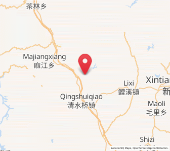 Map of Tongmuluo, Hunan