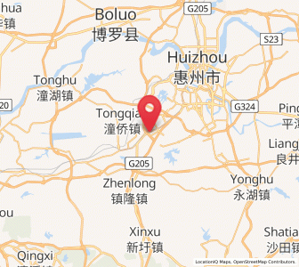 Map of Tongqiao, Guangdong