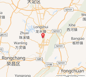 Map of Tongqiao, Chongqing