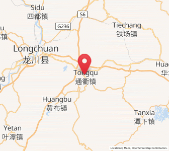Map of Tongqu, Guangdong