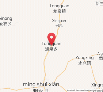 Map of Tongquan, Heilongjiang