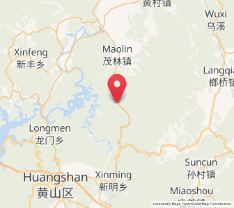 Map of Tongshan, Anhui