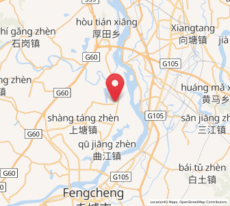 Map of Tongtianxiang, Jiangxi
