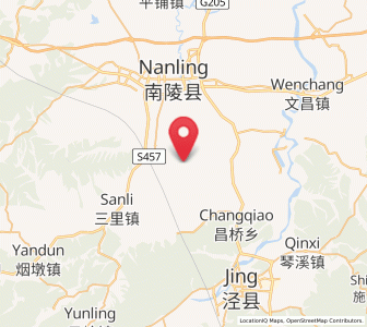 Map of Tongtuan, Anhui