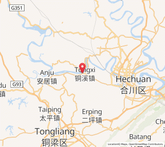 Map of Tongxi, Chongqing