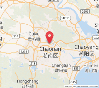 Map of Tongyu, Guangdong