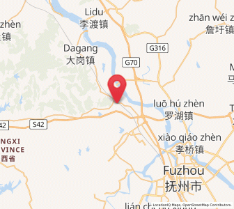 Map of Tongyuan, Jiangxi
