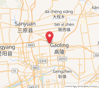 Map of Tongyuan, Shaanxi