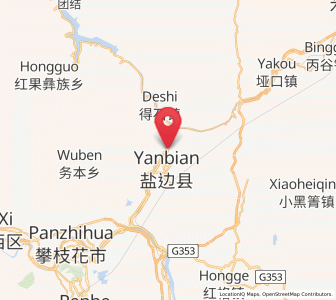 Map of Tongzilin, Sichuan