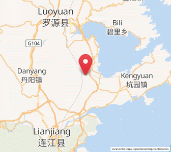 Map of Toubao, Fujian