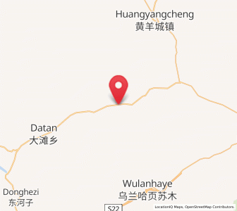 Map of Touhao, Inner Mongolia