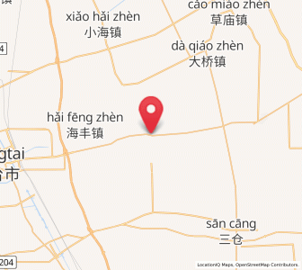 Map of Touzao, Jiangsu