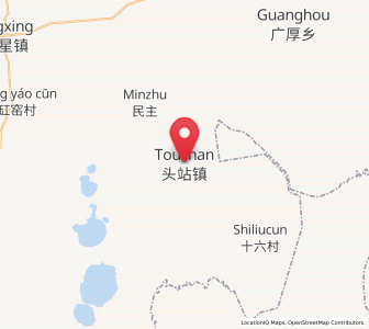 Map of Touzhan, Heilongjiang