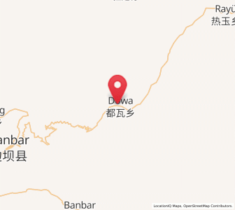 Map of Towa, Tibet