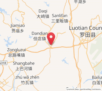 Map of Tuanbei, Hubei