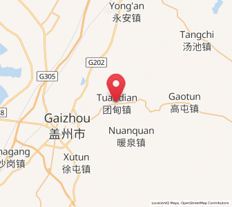 Map of Tuandian, Liaoning