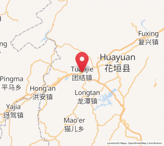 Map of Tuanjie, Hunan