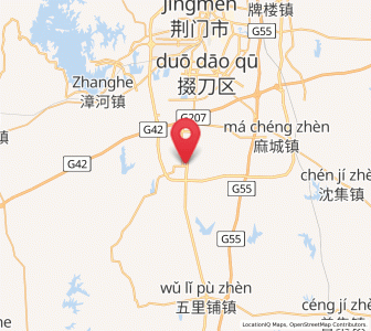 Map of Tuanlinpu, Hubei
