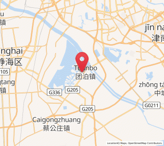 Map of Tuanpo, Tianjin