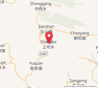 Map of Tuba, Chongqing