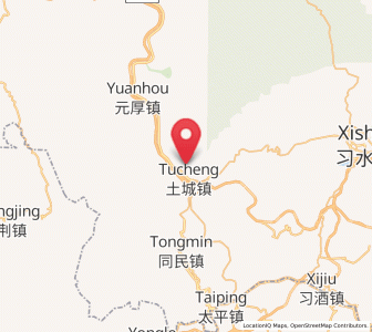 Map of Tucheng, Guizhou