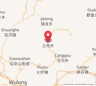 Map of Tudi, Chongqing