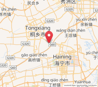 Map of Tudian, Zhejiang