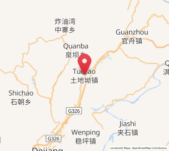 Map of Tudi’ao, Guizhou