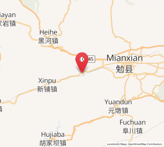 Map of Tuguanpu, Shaanxi