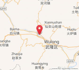Map of Tukan, Chongqing