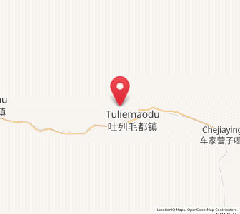 Map of Tule Mod, Inner Mongolia