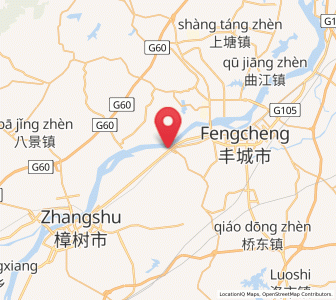 Map of Tuochuan, Jiangxi