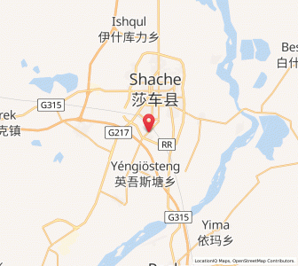 Map of Tuomuwusitang, Xinjiang