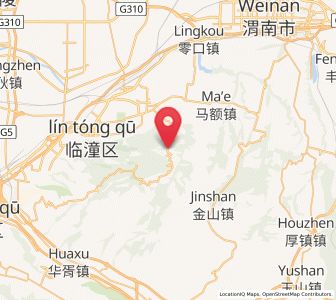 Map of Tuqiao, Shaanxi