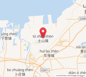 Map of Tushan, Shandong