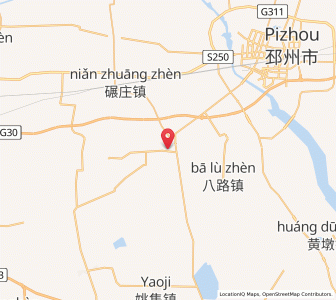 Map of Tushan, Jiangsu