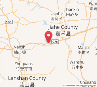 Map of Tushi, Hunan