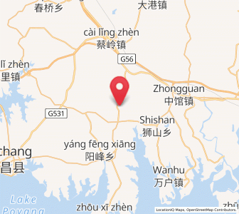 Map of Tutang, Jiangxi