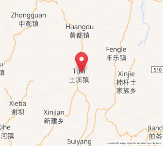Map of Tuxi, Guizhou