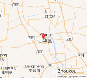 Map of Wacheng Neighborhood, Henan