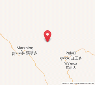 Map of Wa’eryi, Qinghai