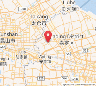 Map of Waigang, Shanghai