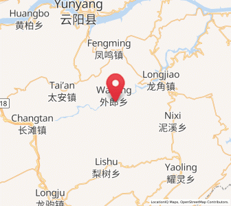 Map of Wailang, Chongqing