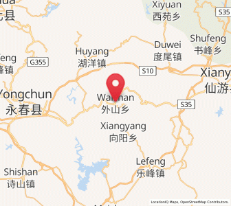 Map of Waishan, Fujian