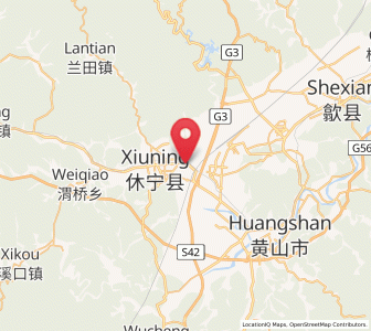 Map of Wan’an, Anhui