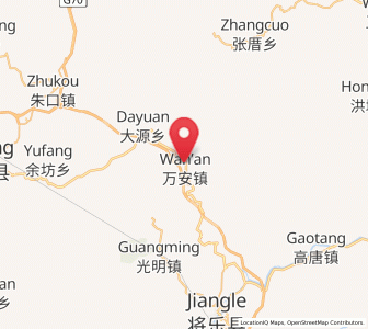 Map of Wan’an, Fujian