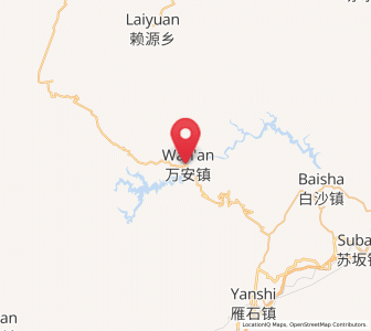 Map of Wan’an, Fujian