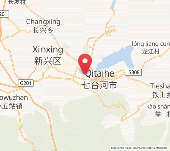 Map of Wanbaohe, Heilongjiang